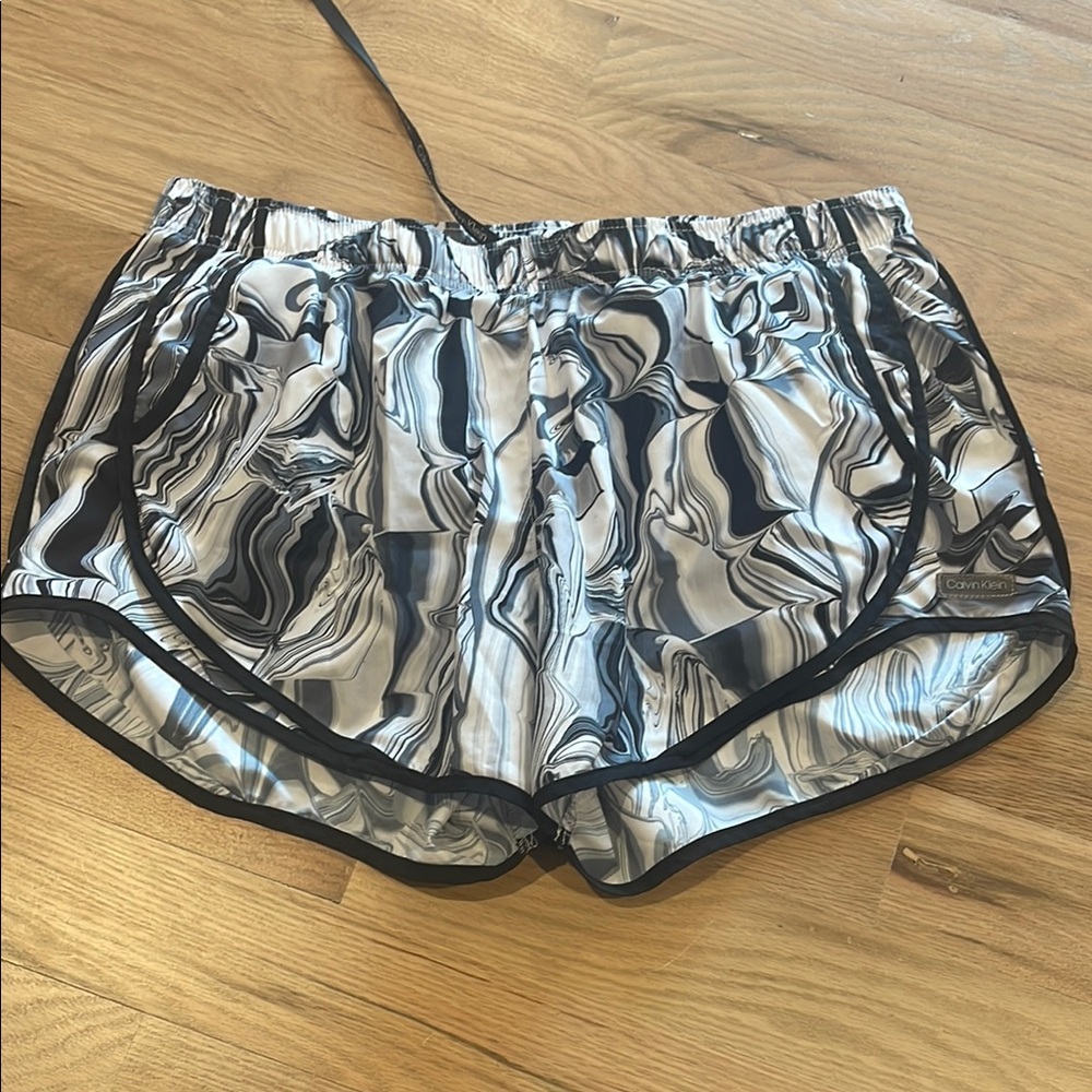 Champion Marble Print Athletic Shorts